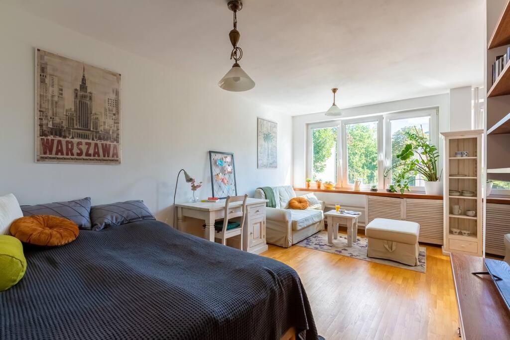 Ferienwohnung Cozy, Bright, Comfy Studio Next To The Old Town. Warschau Exterior foto
