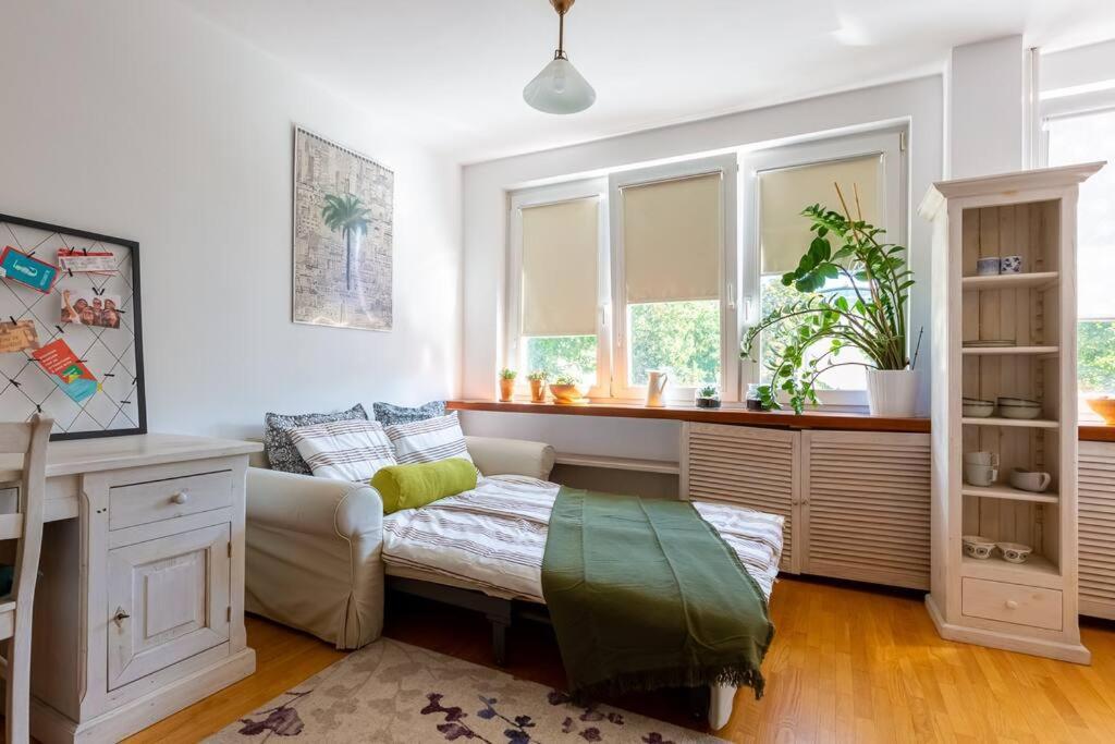 Ferienwohnung Cozy, Bright, Comfy Studio Next To The Old Town. Warschau Exterior foto